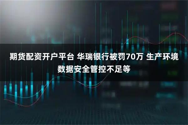 期货配资开户平台 华瑞银行被罚70万 生产环境数据安全管控不足等