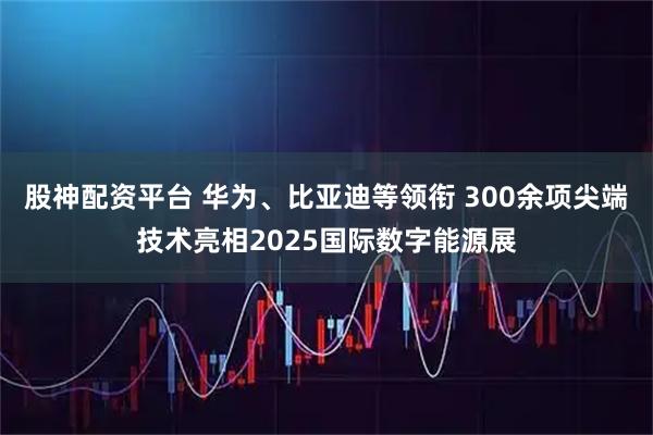 股神配资平台 华为、比亚迪等领衔 300余项尖端技术亮相2025国际数字能源展