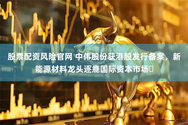 股票配资风险官网 中伟股份获港股发行备案，新能源材料龙头逐鹿国际资本市场​